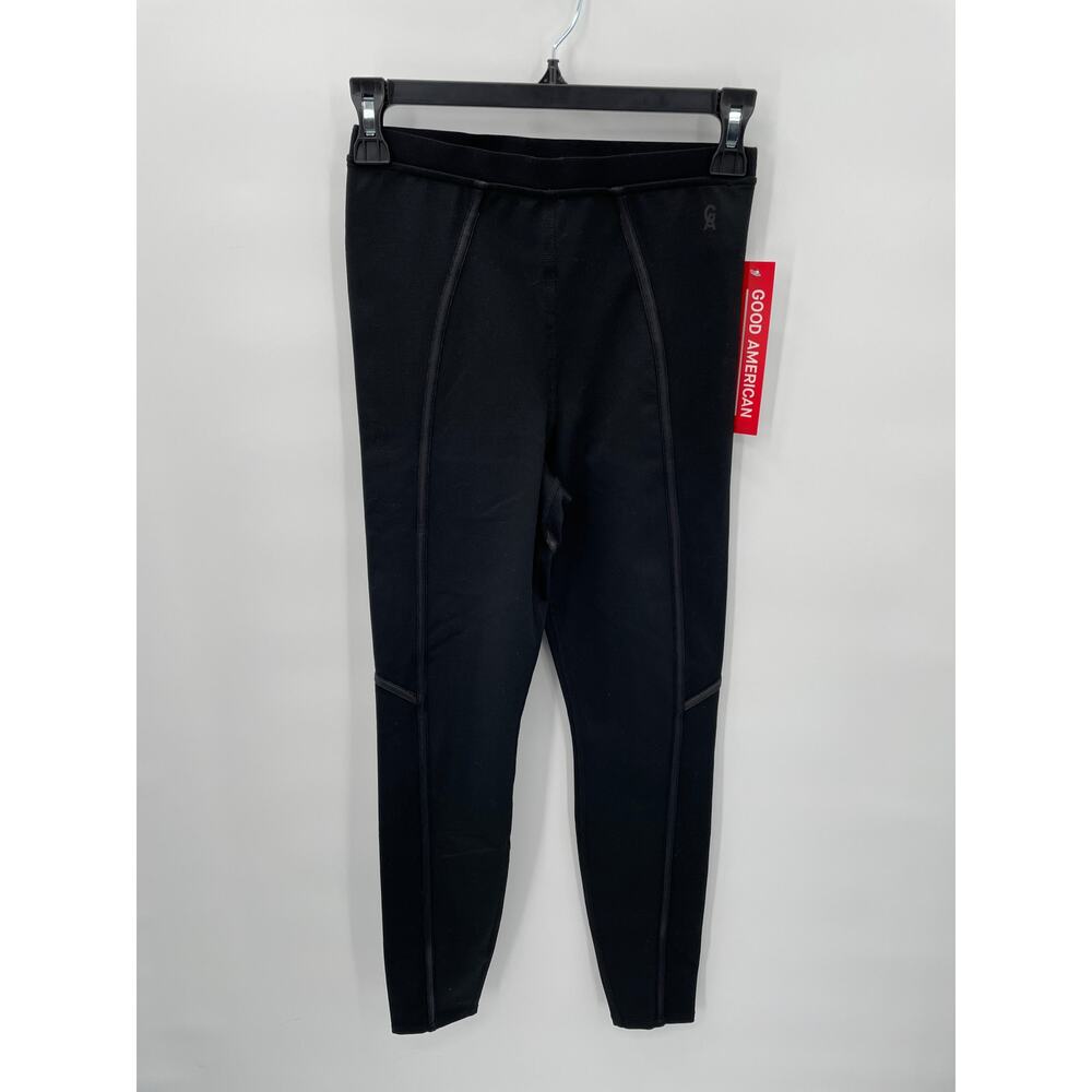 GOOD AMERICAN NWT Black Active Corset Seam Legging // Small - Picture 5 of 15